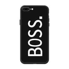 Load image into Gallery viewer, Patternd Case For iPhone 6 6S Plus X 5 5S SE 7 8 Soft Black White