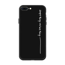 Load image into Gallery viewer, Patternd Case For iPhone 6 6S Plus X 5 5S SE 7 8 Soft Black White