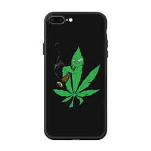 Load image into Gallery viewer, Patternd Case For iPhone 6 6S Plus X 5 5S SE 7 8 Soft Black White