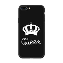 Load image into Gallery viewer, Patternd Case For iPhone 6 6S Plus X 5 5S SE 7 8 Soft Black White
