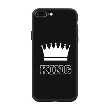 Load image into Gallery viewer, Patternd Case For iPhone 6 6S Plus X 5 5S SE 7 8 Soft Black White