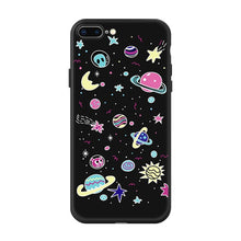 Load image into Gallery viewer, Patternd Case For iPhone 6 6S Plus X 5 5S SE 7 8 Soft Black White