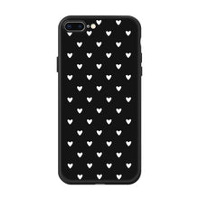 Load image into Gallery viewer, Patternd Case For iPhone 6 6S Plus X 5 5S SE 7 8 Soft Black White
