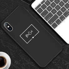 Load image into Gallery viewer, Lovebay Phone Case For iPhone 6 6s 7 8 Plus X XR XS Max Fashion Cute Cartoon Love Heart Wine Red Soft TPU For iPhone X Cover