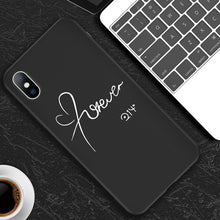 Load image into Gallery viewer, Lovebay Phone Case For iPhone 6 6s 7 8 Plus X XR XS Max Fashion Cute Cartoon Love Heart Wine Red Soft TPU For iPhone X Cover
