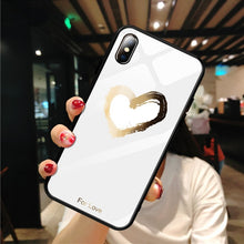 Load image into Gallery viewer, GerTong Tempered Glass Phone Cases For iphone 8 7 6 6S plus X XS Max XR
