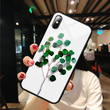 Load image into Gallery viewer, GerTong Tempered Glass Phone Cases For iphone 8 7 6 6S plus X XS Max XR