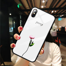 Load image into Gallery viewer, GerTong Tempered Glass Phone Cases For iphone 8 7 6 6S plus X XS Max XR