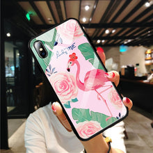 Load image into Gallery viewer, GerTong Tempered Glass Phone Cases For iphone 8 7 6 6S plus X XS Max XR