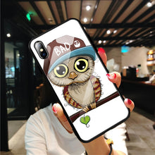 Load image into Gallery viewer, GerTong Tempered Glass Phone Cases For iphone 8 7 6 6S plus X XS Max XR