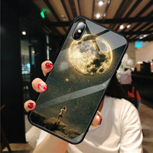 Load image into Gallery viewer, GerTong Tempered Glass Phone Cases For iphone 8 7 6 6S plus X XS Max XR