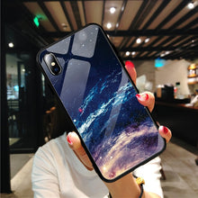 Load image into Gallery viewer, GerTong Tempered Glass Phone Cases For iphone 8 7 6 6S plus X XS Max XR