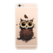Load image into Gallery viewer, Animals Cats Clear Soft Silicon TPU Case For iPhone SE 5 5S 7 8 6 6S Plus Case